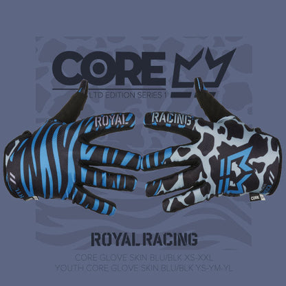 Royal Core MTB Glove - Skin Blue-Black