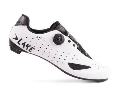 Lake CX219 Road Shoe - White-Black