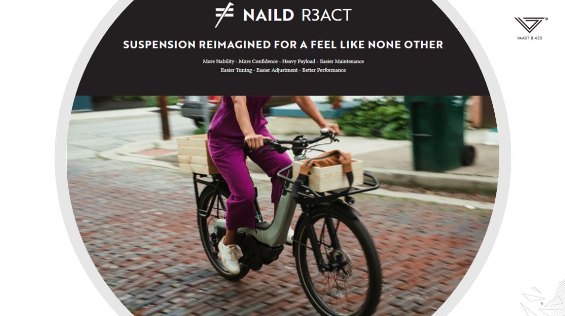 Vaast Bikes E/1 XT/SLX 27.5 E-Bike - Nostalgic Sea Blue-Ocean Frost