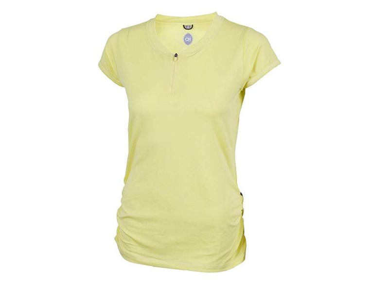 Club Ride Dear Abby Short Sleeve Pullover Jersey - Womens - Yellow - 2019 Yellow Medium 