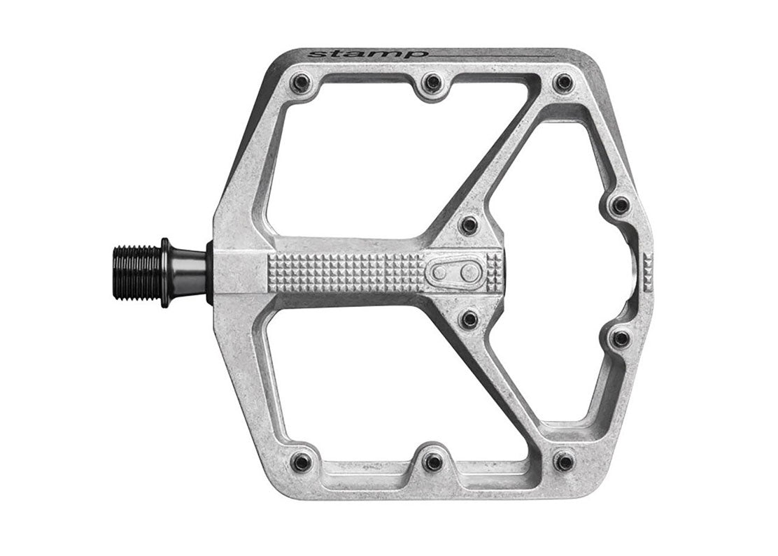 Crank Brothers Stamp 2 Small Platform Pedals - Raw Silver Raw Silver  