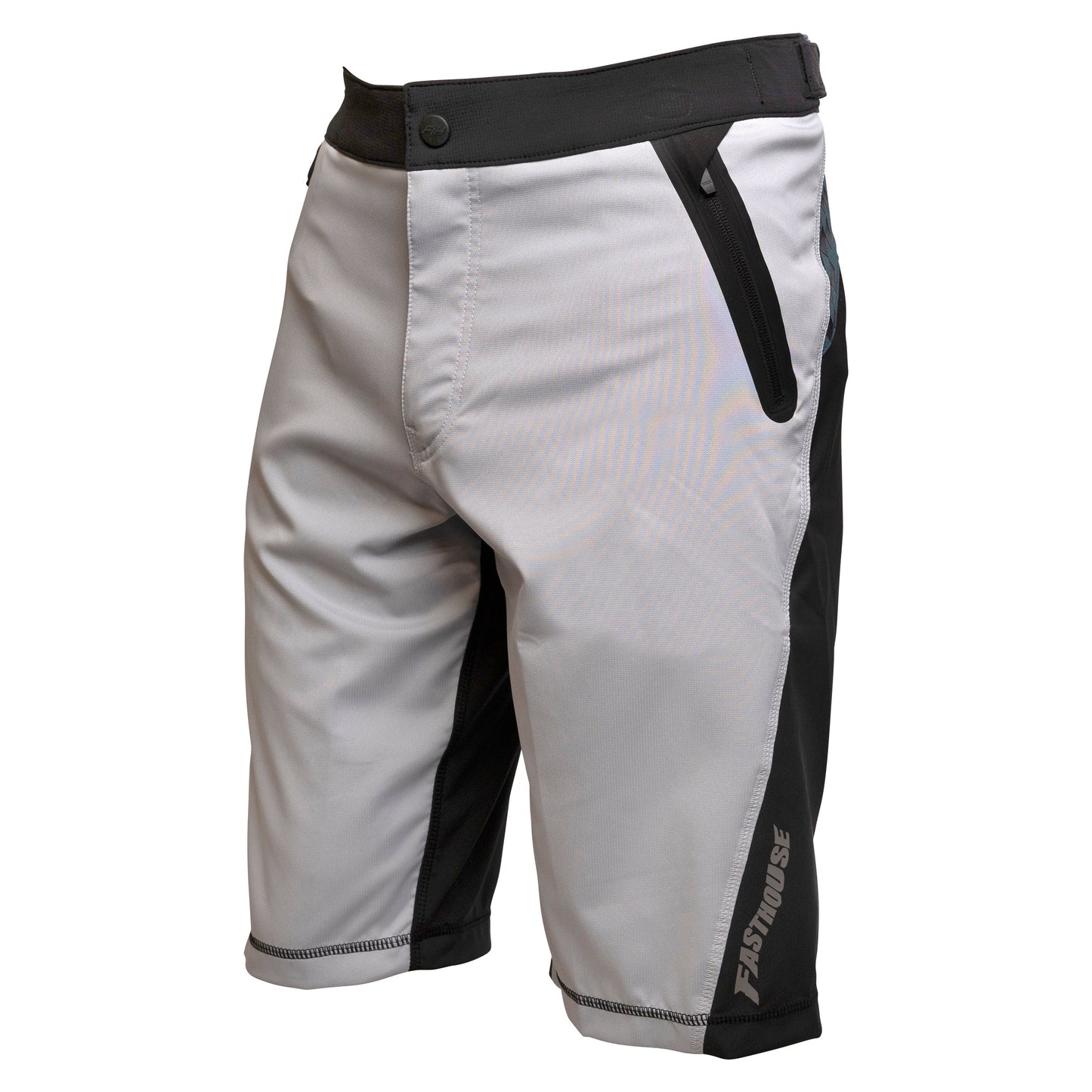 Fasthouse Crossline 2.0 Velocity MTB Short - Youth - Silver-Black - 2022 Silver - Black 22" 