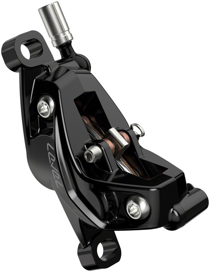 Level Silver Stealth 4-Piston Disc Brake and Lever - BR3408-03.jpg