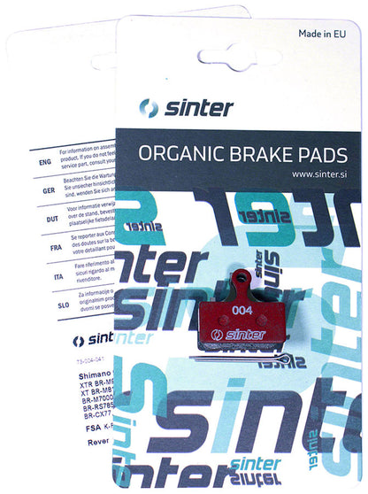 Red s514 Compound Organic Disc Brake Pads - BR3280-01.jpg