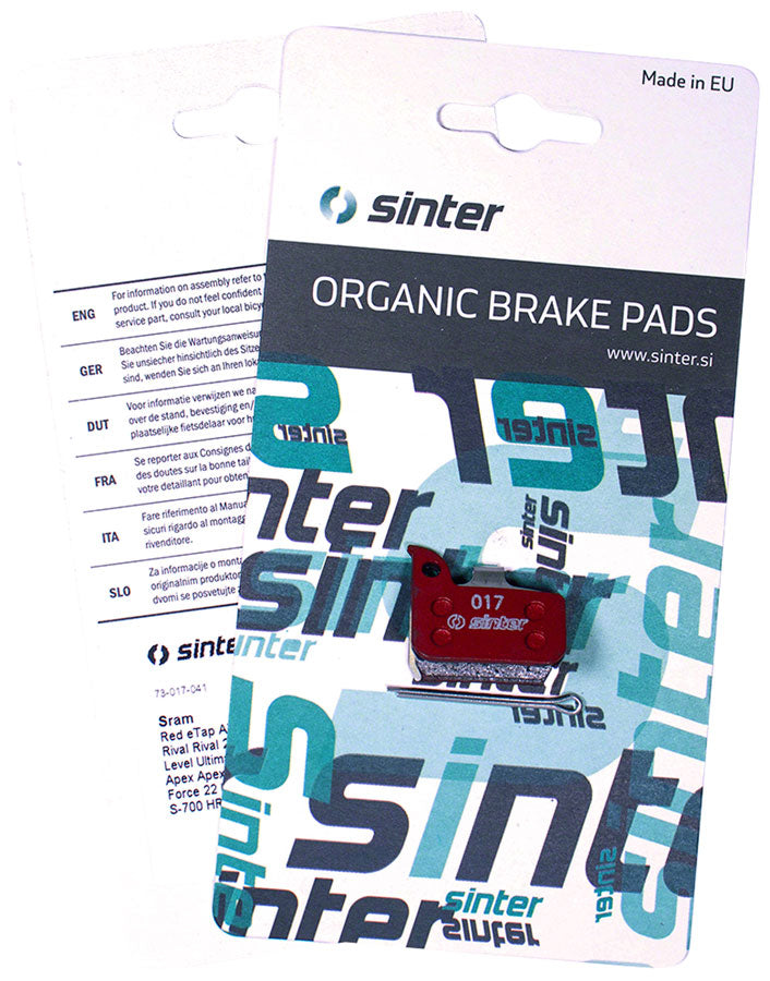 Red s514 Compound Organic Disc Brake Pads - BR3284-01.jpg