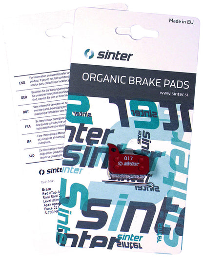 Red s514 Compound Organic Disc Brake Pads - BR3284-01.jpg