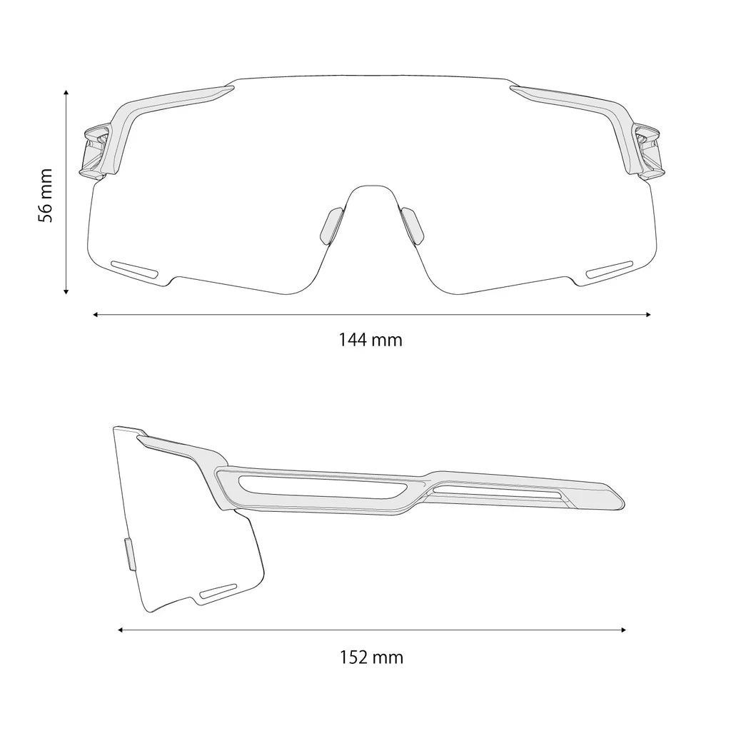 Shimano Equinox RS Sunglasses - Road Lens - Matte White