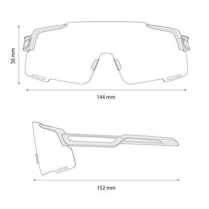 Shimano Equinox Photochromic Sunglasses - Matte White