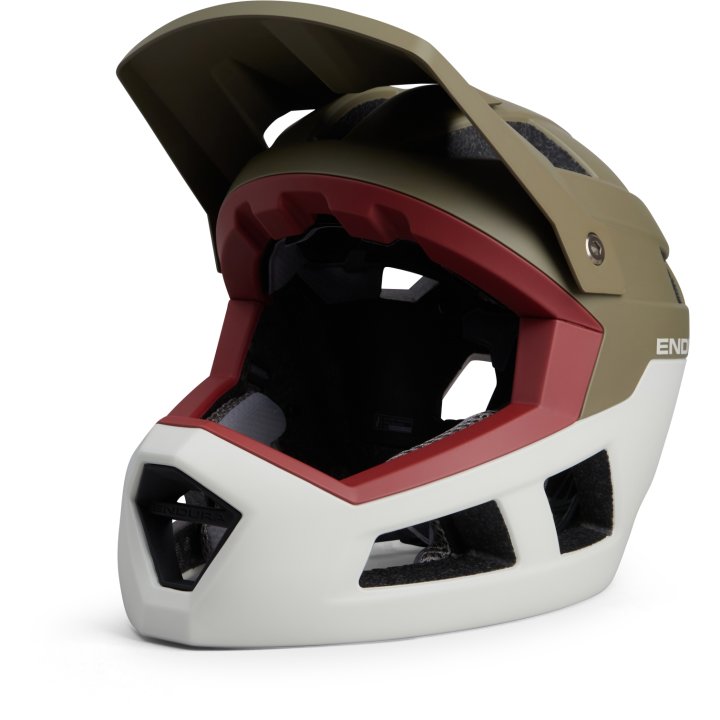 Endura SingleTrack MIPS Full Face Helmet - Tweed Green