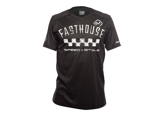Fasthouse Alloy Nelson Short Sleeve MTB Jersey - Black Black Small 