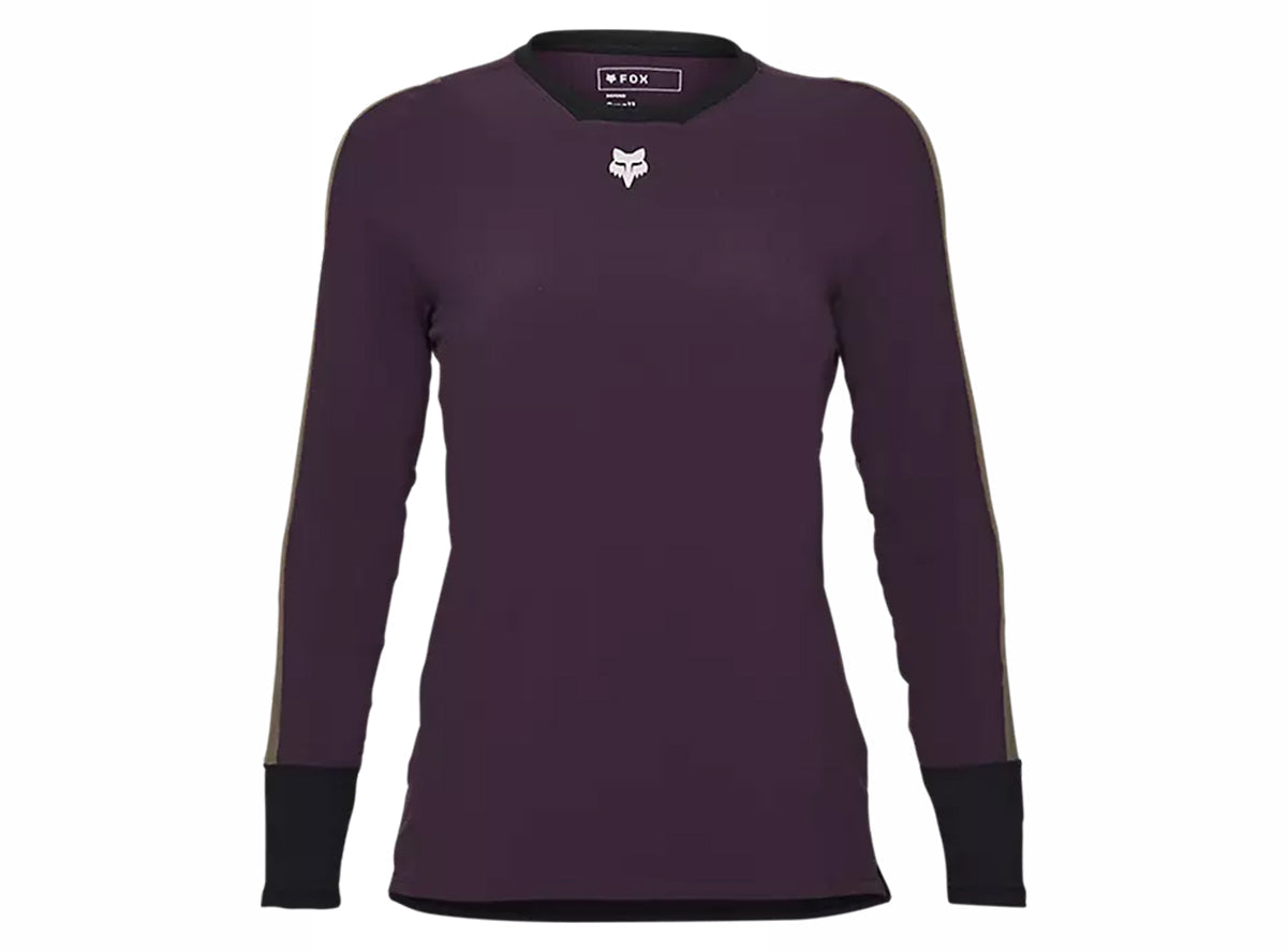 Fox Racing Defend Thermal Long Sleeve MTB Jersey - Womens - Dark Purple