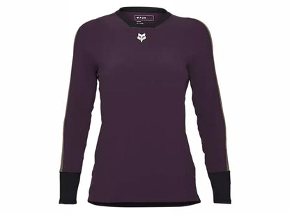 Fox Racing Defend Thermal Long Sleeve MTB Jersey - Womens - Dark Purple