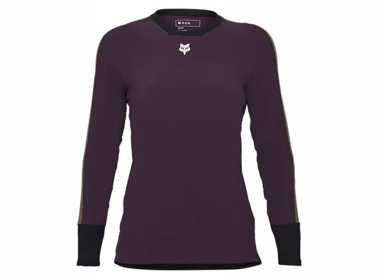 Fox Racing Defend Thermal Long Sleeve MTB Jersey - Womens - Dark Purple