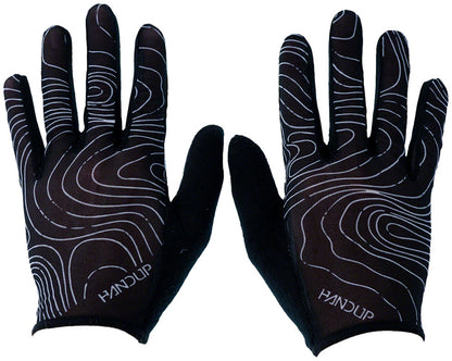 Vented Gloves - Topo Map Black - GL00778.jpg
