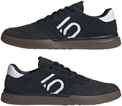 Sleuth Canvas Flat Shoes - Core Black/Core Black/FTWR White - SH03109-03.jpg
