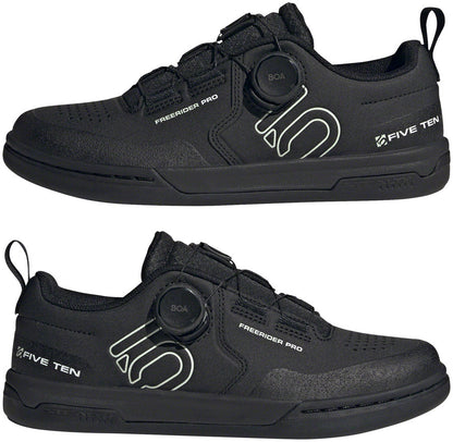 Freerider Pro BOA Flat Shoes - Women's,  Core Black/Linen Green/FTWR White - SH03261-02.jpg