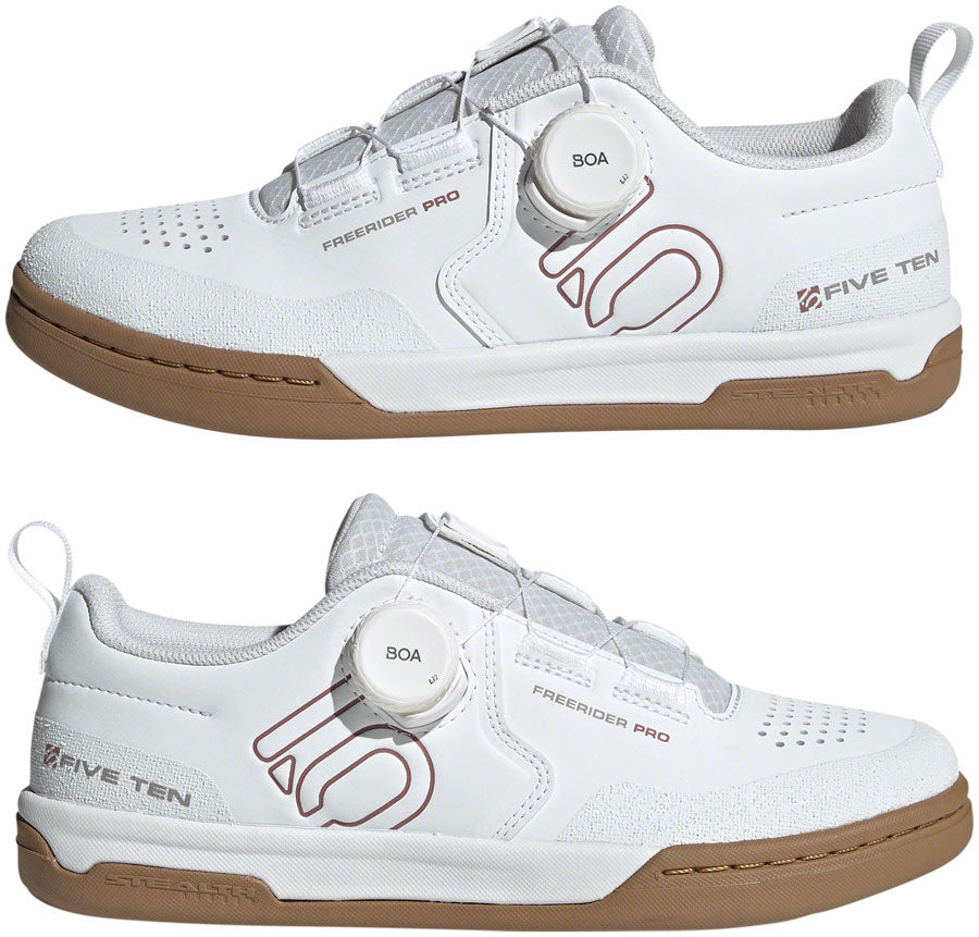 Freerider Pro BOA Flat Shoes - Women's,  FTWR White/Warm Clay/Gray Three - SH03277-02.jpg
