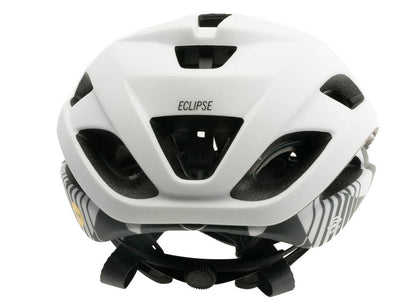 Giro Eclipse Spherical Road Helmet - Matt White-Charcoal Rush