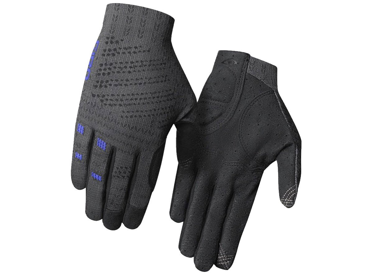 Giro Xnetic Trail MTB Glove - Womens - Titanium-Electric Purple - 2020 Titanium - Electric Purple Small 