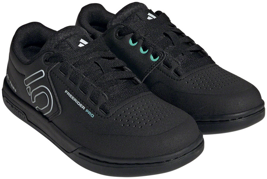 Freerider Pro Flat Shoes  -  Women's, Core Black / Crystal White / Acid Mint - SH01740.jpg