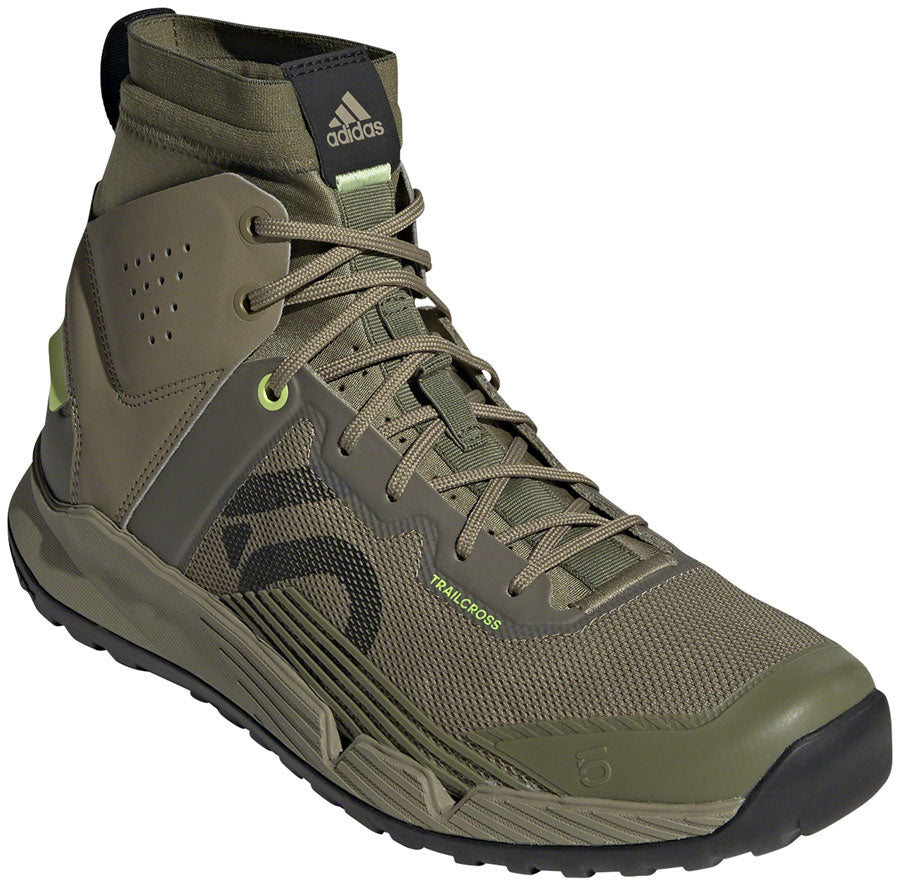 Trailcross Mid Pro Flat Shoes - Men's, Orbit Green/Core Black/Pulse Lime - SH00077.jpg