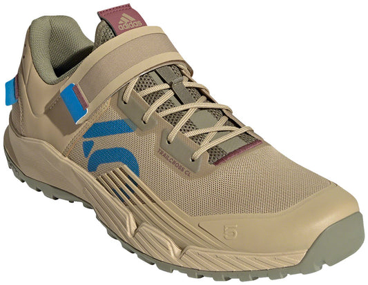 Trailcross Mountain Clipless Shoes - Men's, Beige Tone/Blue Rush/Orbit Green - SH00372.jpg