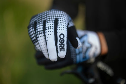 Royal Core MTB Glove - Dot Fade - Black-White