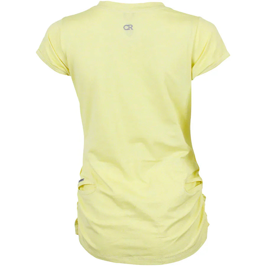 Club Ride Deer Abby Short Sleeve MTB Jersey - Womens - Yellow
