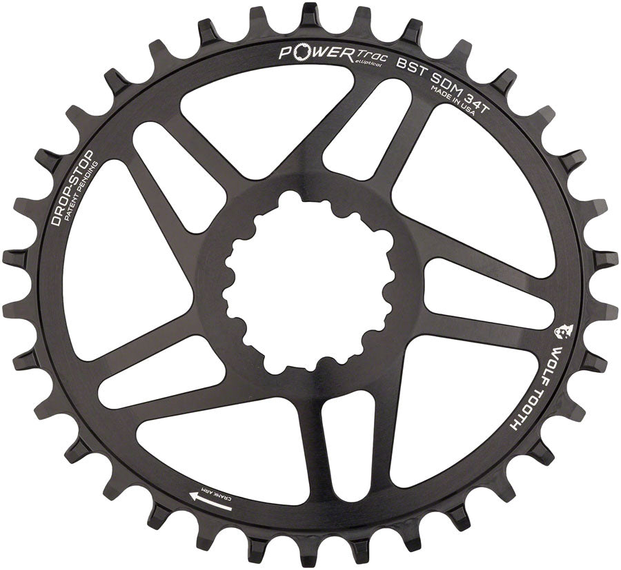 PowerTrac Elliptical SRAM 3-Bolt Direct Mount Chainrings - CR8107.jpg