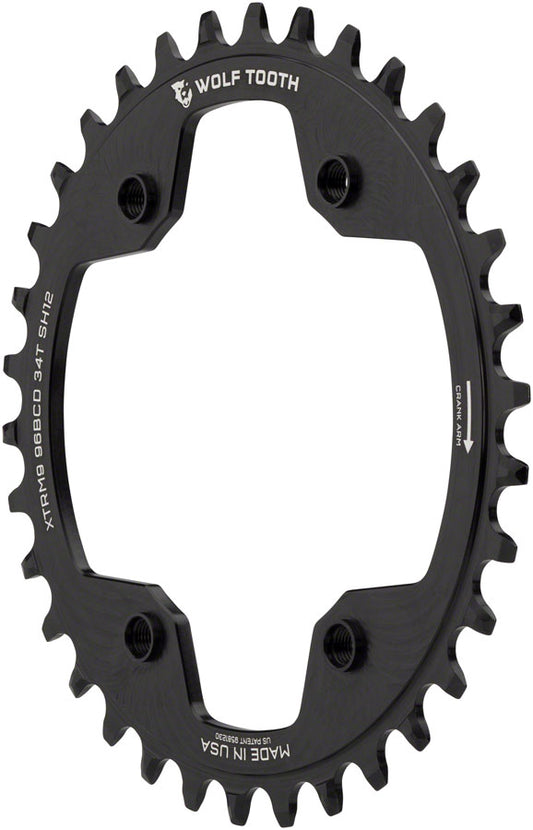 Shimano XTR M9000 96 BCD Asymmetrical Hyperglide + Chainrings - CR8126.jpg