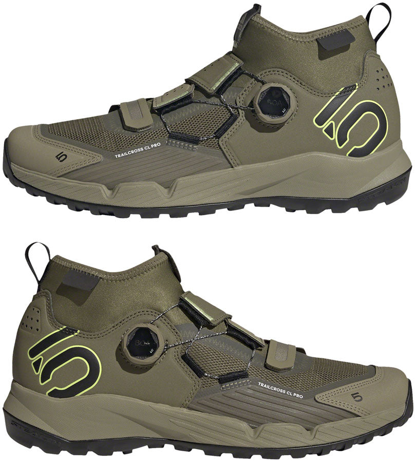 Trailcross Pro Mountain Clipless Shoes - Men's, Green/Black/Green - SH00857-03.jpg