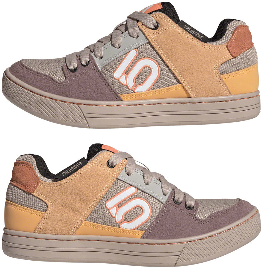Freerider Flat Shoes - Women's, Wonder Taupe/Ftwr White/Acid Orange - SH01203-04.jpg