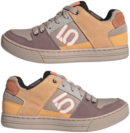 Freerider Flat Shoes - Women's, Wonder Taupe/Ftwr White/Acid Orange - SH01203-04.jpg