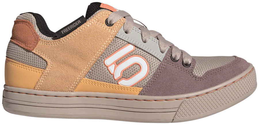 Freerider Flat Shoes - Women's, Wonder Taupe/Ftwr White/Acid Orange - SH01203-05.jpg