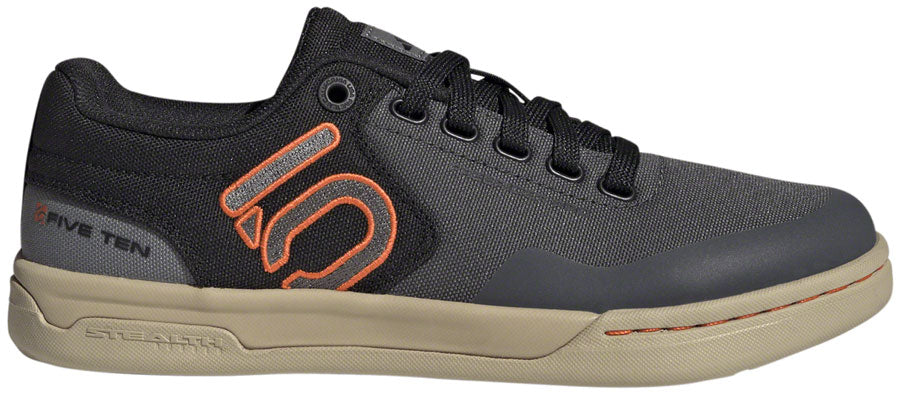 Freerider Pro Canvas Flat Shoes - Women's, Gray Six/Gray Four/Impact Orange - SH01359-05.jpg