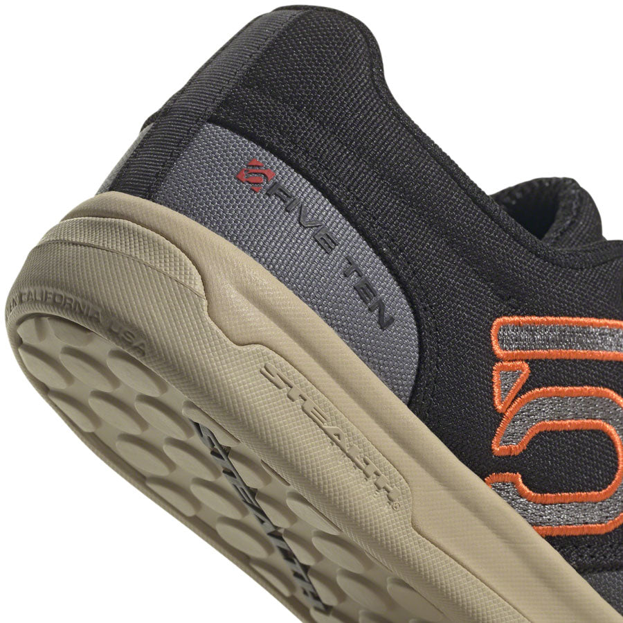 Freerider Pro Canvas Flat Shoes - Women's, Gray Six/Gray Four/Impact Orange - SH01359-06.jpg