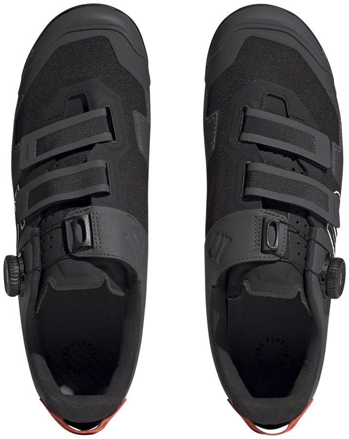 Kestrel Boa Mountain Clipless Shoes - Men's, Core Black/Ftwr White/Impact Orange - SH01404-02.jpg