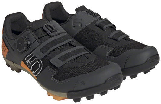 Kestrel Boa Mountain Clipless Shoes - Men's, Core Black/Ftwr White/Impact Orange - SH01404.jpg