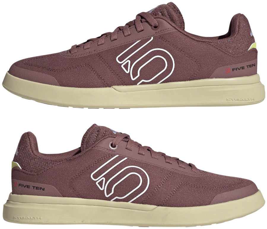 Sleuth DLX Canvas Flat Shoes - Women's, Quiet Crimson/Ftwr White/Core Black - SH01337-04.jpg