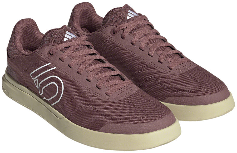 Sleuth DLX Canvas Flat Shoes - Women's, Quiet Crimson/Ftwr White/Core Black - SH01337.jpg
