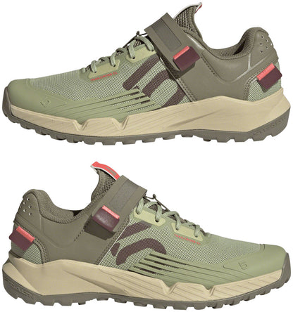 Trailcross Mountain Clipless Shoes - Women's, Magic Lime/Quiet Crimson/Orbit Green - SH01034-05.jpg