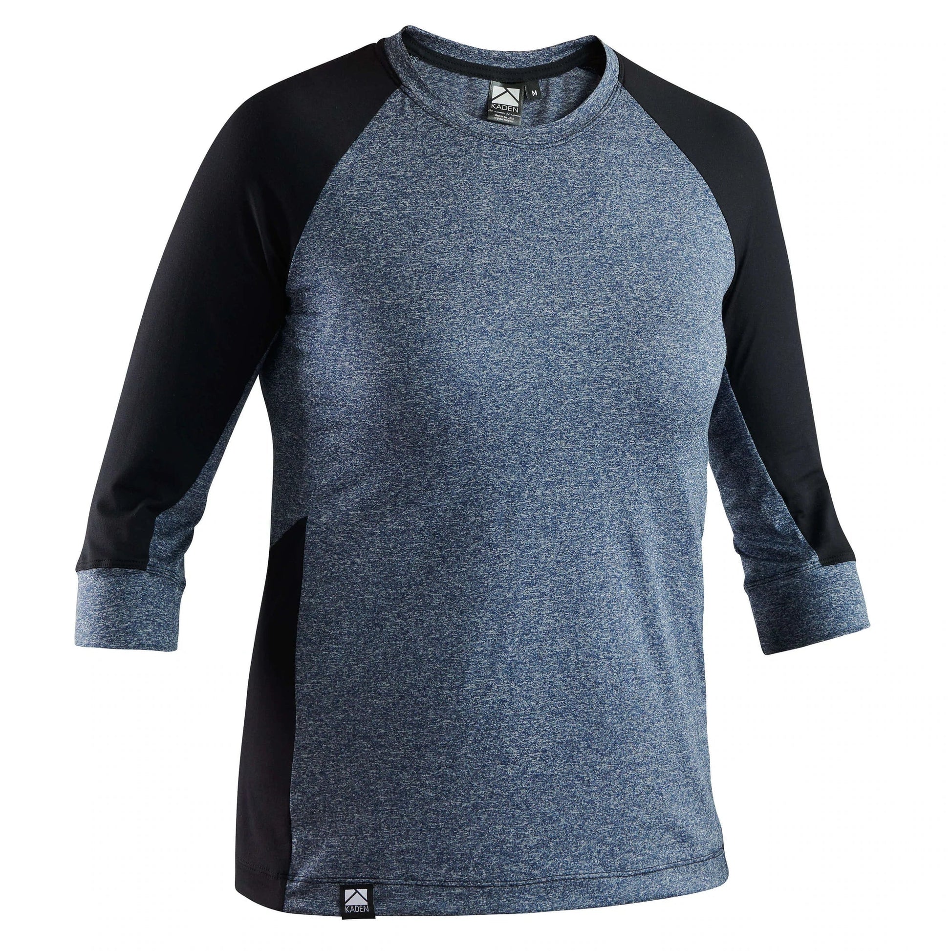 Kaden Apparel Gryla 3/4 Sleeve MTB Jersey - Womens - Dark Blue-Black Dark Blue - Black X-Small 