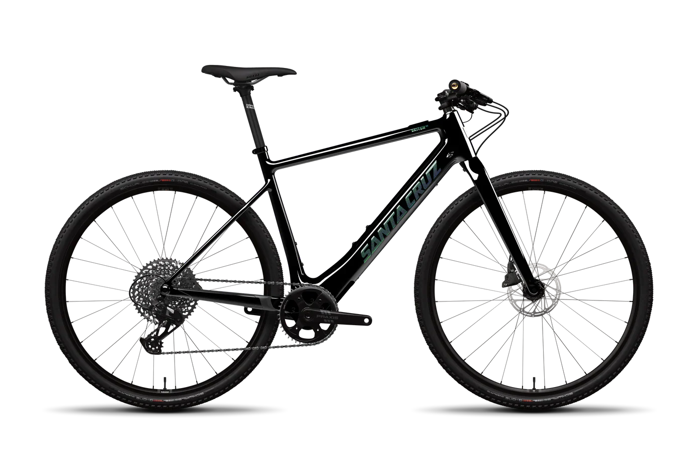 Santa Cruz Skitch CC 700c - Apex Flat Bar - 480Wh - Gloss Black - 2026