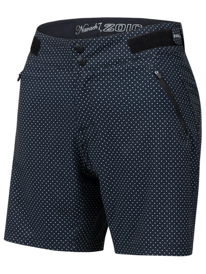 Zoic Naveah 7" MTB Short - Womens - Black Polka Dot