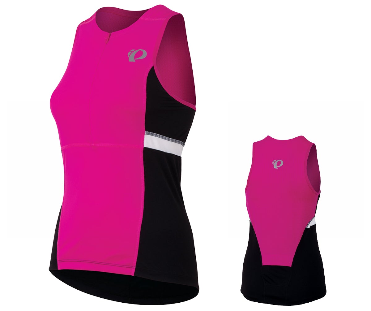 Pearl Izumi Select Tri Relaxed Sleeveless Jersey - Womens - Hot Pink Hot Pink Medium 