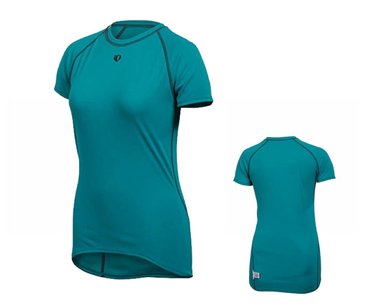 Pearl Izumi Transfer Short Sleeve Base Layer - Womens - Peacock Peacock Large 