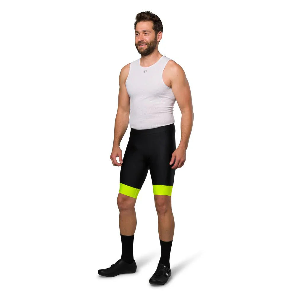 Pearl Izumi Attack Road Short - Black-Screaming Yellow