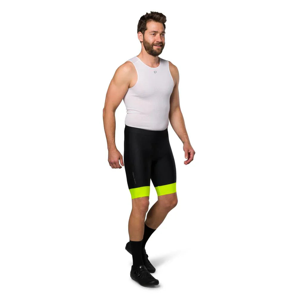 Pearl Izumi Attack Road Short - Black-Screaming Yellow