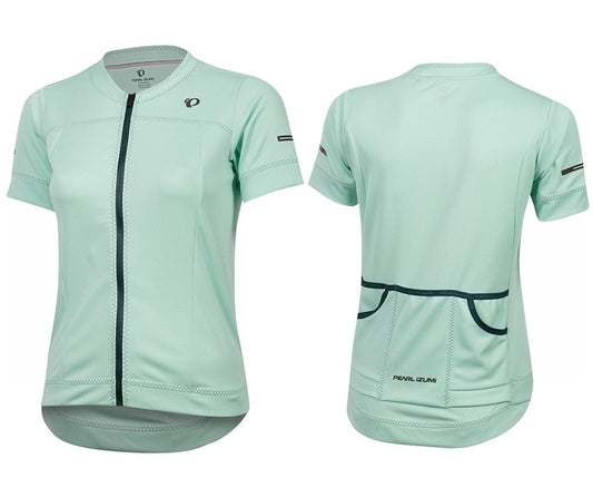 Pearl Izumi Elite Escape Short Sleeve Road Jersey - Womens - Mist Green - 2018 Mist Green Large 