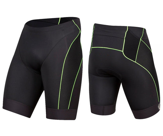 Pearl Izumi Elite Tri Short - Black-Screaming Green Black - Screaming Green Small 